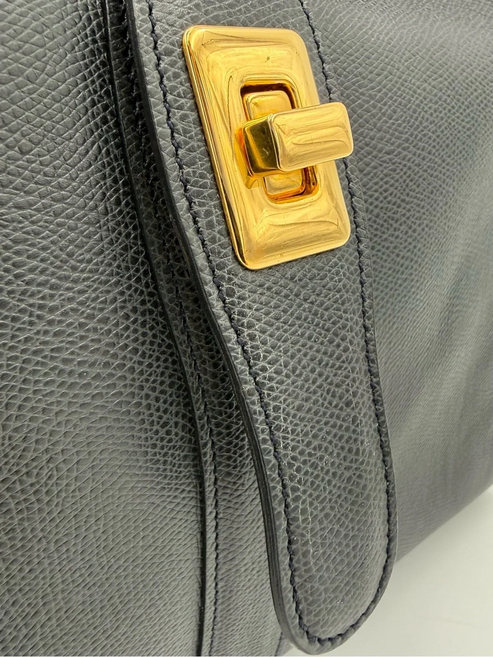 🐢MORABITO COUSU MAIN 1905 PARIS • Sac a Epaule GM Shoulder Bag • Made in FRANCE - Picture 9 of 16